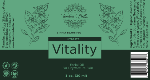 Vitality Facial Oil for Dry/Mature Skin